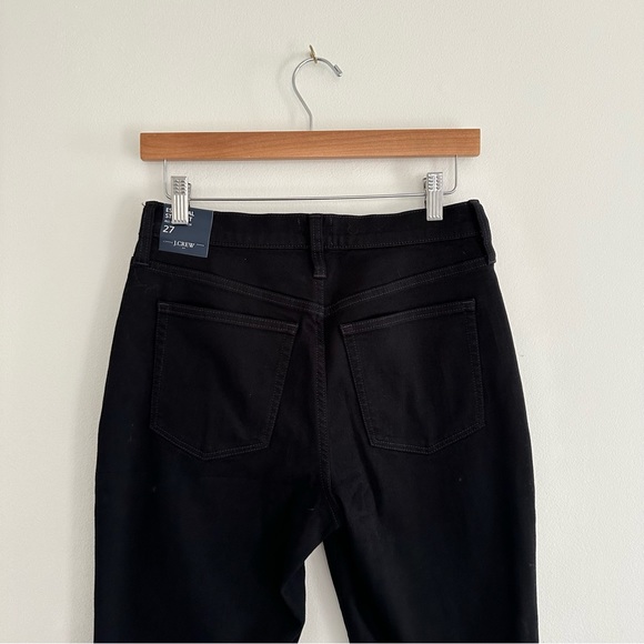 NWT J. Crew Essential Straight Stretch Jeans Black BT022 - Picture 9 of 12